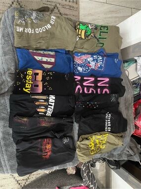 Lot of 12 grunt style mens medium shirts